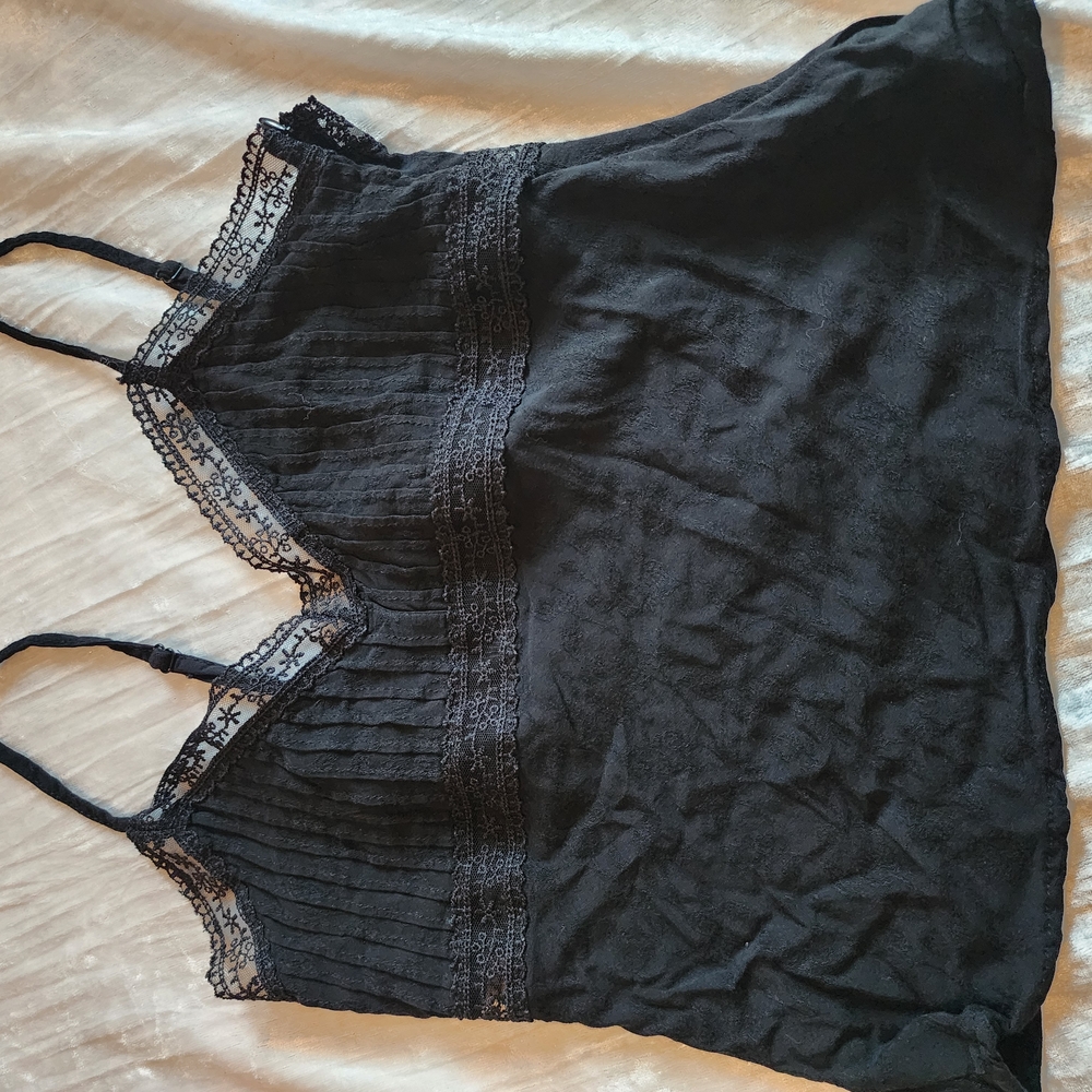 Ardene Black Lace Detail Top